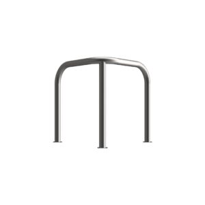 Galvanised Corner Protection Hoop CPH60 60mm Diameter Bolt Down