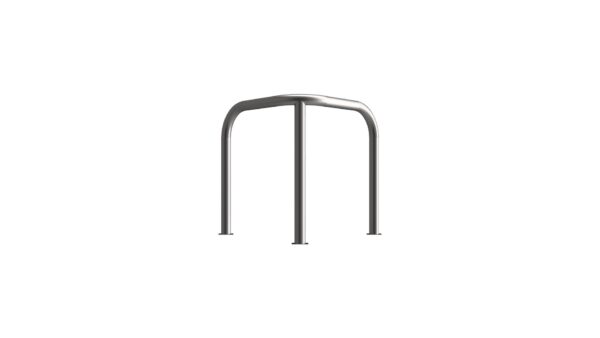 Galvanised Corner Protection Hoop CPH60 60mm Diameter Bolt Down