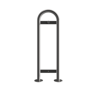 Galvanised Thin Door Guard 1100mm Height x 350mm Width Bolt Down