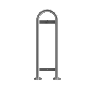 Stainless Steel (Grade 304) Thin Door Guard 1100mm Height x 350mm Width Bolt Down