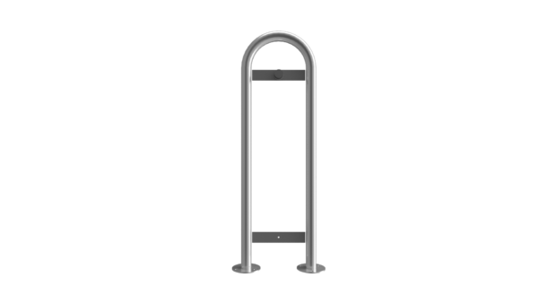 Stainless Steel (Grade 304) Thin Door Guard 1100mm Height x 350mm Width Bolt Down