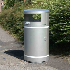 MV/35C Circular Closed Top Litter Bin