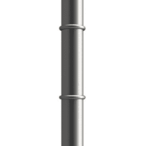 Ornamental Style Fixed Galvanised Steel Bollard