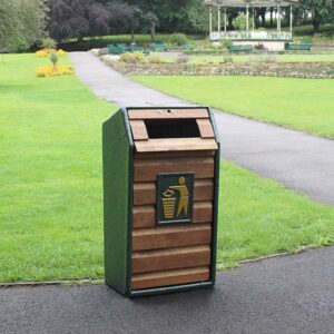 Timber Litter Bin