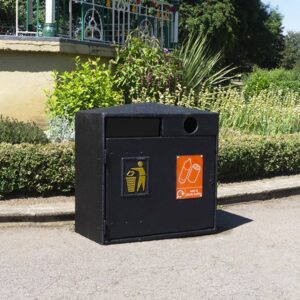 NR/2R Double Never Rust Recycling Bin