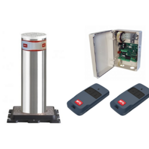 BFT Pillar B 800 SS - Stainless Steel Hydraulic Automatic Bollard Single Kit - 10mm Skin